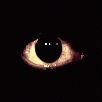 eye in dark